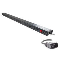 Serveredge Basic Vertical 20 Port 15A PDU | 20 x 10A AUS GPO Outputs | IEC C20 Input | 240 VAC | by SERVEREDGE