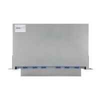 24 Port SC OS2 Fibre Sliding Patch Panel | 1RU Design | Includes Splice Cassette & Protector | by SERVEREDGE