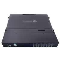 8-Port 19inch LCD KVM Switch | PS/2, USB & HDMI Support | Includes 8 Custom KVM Cables | by SERVEREDGE