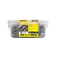 Type 17 Screws 12G | Galvanized Coating | Class 4 Strength | @Box of 100 | by Fire Factory Australia
