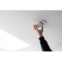 PSA Smoke Alarm Photoelectric 240V | Rechargeable Lithium Battery | Hush & Test Functions | by Fire Factory Australia