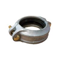 Grooved Rigid Coupling 3" Style 009N | Galvanized Iron | Fire Lock Technology | by Fire Factory Australia