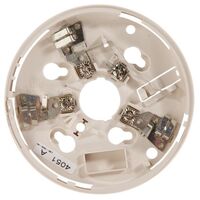 Conventional Detector Base | High-Quality Heat-Resistant Plastic | Easy Installation | Durable Construction | by Fire Factory Australia