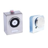 Stainless Steel Glass Door Holder | 60kg Holding Force | Corrosion Resistant | Compact Design | by Fire Factory Australia