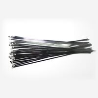 Stainless Steel Cable Tie 316SS | Corrosion Resistant | High Tensile Strength | @Bag of 100 | by Fire Factory Australia