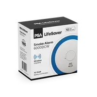 Wireless Interconnect PE Smoke Alarm | 10-Year Sealed Lithium Battery | Photoelectric Detection | 85 dB Alarm | by Fire Factory Australia