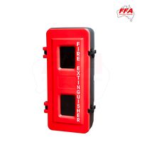 Medium Plastic Fire Extinguisher Cabinet | Durable Construction | Compact Design for Easy Mounting | by Fire Factory Australia