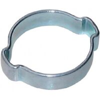 Double Ear Crimp Hose Reel Clamp | 28-31mm Diameter | Corrosion Resistant | Durable Metal Alloy | by Fire Factory Australia