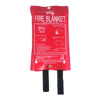 Fire Blanket 1000mm x 1000mm | Fire-Resistant Fiberglass | Easy Deployment | Non-Flammable Material | by Fire Factory Australia