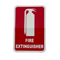 Fire Extinguisher Location Sign | Self-Adhesive & UV Rated | Compact Size | by Fire Factory Australia