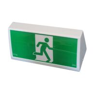 Ceiling Mount Exit Light Diffuser | High Impact Polycarbonate | Frosted Finish | by Fire Factory Australia