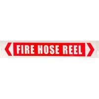 Fire Hose Reel Sign with Sticker | Weather-Resistant Vinyl | High Visibility | by Fire Factory Australia