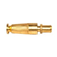 Hose Reel Nozzle | Twist Brass Design | Adjustable Water Flow | Fits 19mm Hose | by Fire Factory Australia