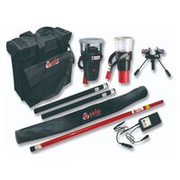Smoke & Cordless Heat Detector Test Set | Cordless Operation | 6M Extendable Pole | by Fire Factory Australia