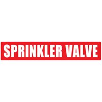 Sprinkler Valve Red Strip | Durable Weather-Resistant Plastic | High Visibility | by Fire Factory Australia