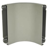 Legrand PVC Cable Tray 90° Inside Riser with Cover 400mm x 75mm