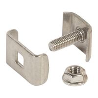 Cablofil 316L Stainless Steel Large Clamp Plate, Small Clamp Plate with Integrated Bolt and Nut M6 Fixing Kit
