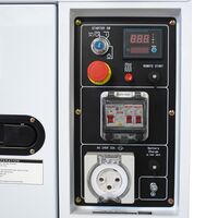 8kVA Diesel Generator | 2 Wire Remote Start | 17L Fuel Tank | 9 Hours Run Time | by Genelite