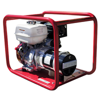Honda GX340 Portable Petrol Generator | 6 kVA Power Output | Recoil Start | Open Frame Design | by Genelite