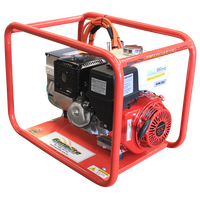 Honda GX390 Pull Start Welder | Weather Protected Outlets | Extra Large Roll Frame | by Genelite
