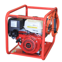 Honda GX390 Pull Start Welder | Weather Protected Outlets | Extra Large Roll Frame | by Genelite