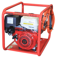 Honda GX390 Pull Start Welder | Weather Protected Outlets | Extra Large Roll Frame | by Genelite