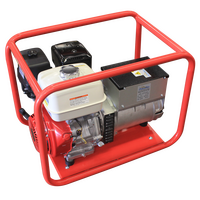 Honda GX390 Pull Start Welder | Weather Protected Outlets | Extra Large Roll Frame | by Genelite
