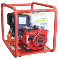 Honda GX390 Pull Start Welder | Weather Protected Outlets | Extra Large Roll Frame | by Genelite