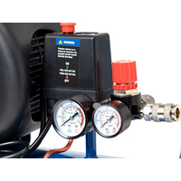 2HP Piston Compressor | 240 l/min Air Displacement | 8 Bar Maximum Pressure | Portable Design | by Genelite