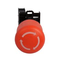 Red Twist-to-release e-stop, 1NO/2NC CB (Red Twist-to-release e-stop, 1NO/2NC CB (M22-PVT-K12-P))