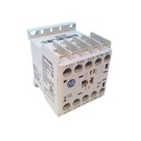 Allen-Bradley 100K12ZJ10 Miniature Contactor 24 VDC Coil 3 Pole 12 Amp