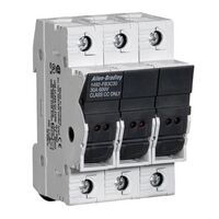 Allen-Bradley 1492FB3C30 Class CC Type Fuse Holder 30 Amp 3 Pole