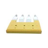 Allen-Bradley 1492CJL84 Center Jumper Plug-In Type 4 Pole Yellow