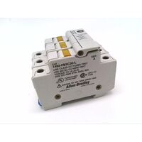 Allen-Bradley 1492FB3C30L 3 Pole Fuse Holder 30 Amp Class CC with LED Indicator