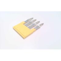 Allen-Bradley 1492CJK64 Center Jumper Plug-In Type 4 Pole Yellow