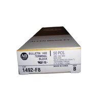 Allen-Bradley 1492F8 Rail Mount Terminal Block 1-Pole 25A 300V