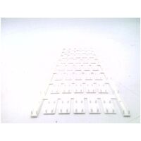 Allen-Bradley 1492MS9X20 Snap-In Marker Card White 9x20mm