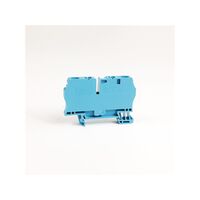 Allen-Bradley 1492L6B Blue Spring Clamp Feed Through Terminal Block
