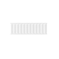 Allen-Bradley 1492MR6X12 Snap-In Linked Marker Card White 6x12mm