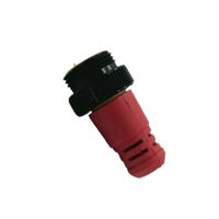 Allen-Bradley 889AM65SP61 5 Pin Shorting Plug with Red Overmold