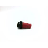 Allen-Bradley 889AM65SP61 5 Pin Shorting Plug with Red Overmold