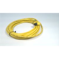 Allen-Bradley 889RE3ECA5 AC Micro Dual Key 3-Pin Male R-Angled Connector with PVC Cable