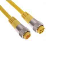 Allen-Bradley 889N Series 3m 4-Pin Cable with Straight Female/Male Connectors
