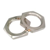 Allen-Bradley 871CN3 Nickel-Plated Brass Mounting Nuts 18mm Diameter