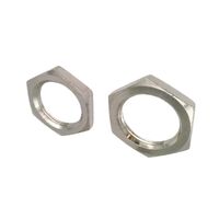 Allen-Bradley 871CN3 Nickel-Plated Brass Mounting Nuts 18mm Diameter
