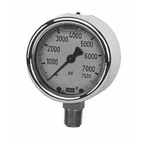 Allen-Bradley 4" Dial Pressure Gauge 3000 PSI