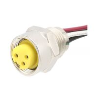 Allen-Bradley 888ND4AF13F Mini Straight Female 4-Pin Receptacle