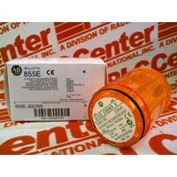 Allen-Bradley 855E20DN5 Control Tower Stack Light 240V AC Amber