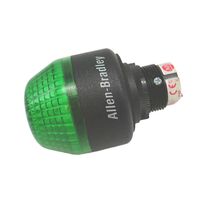Allen-Bradley 855PBB10ME322 Illuminated Panel Mount Beacon Green 120 VAC