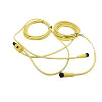 Allen-Bradley 879DF4ACDM1 DC Micro M12 Female Straight 4-Pin PVC Cable Yellow